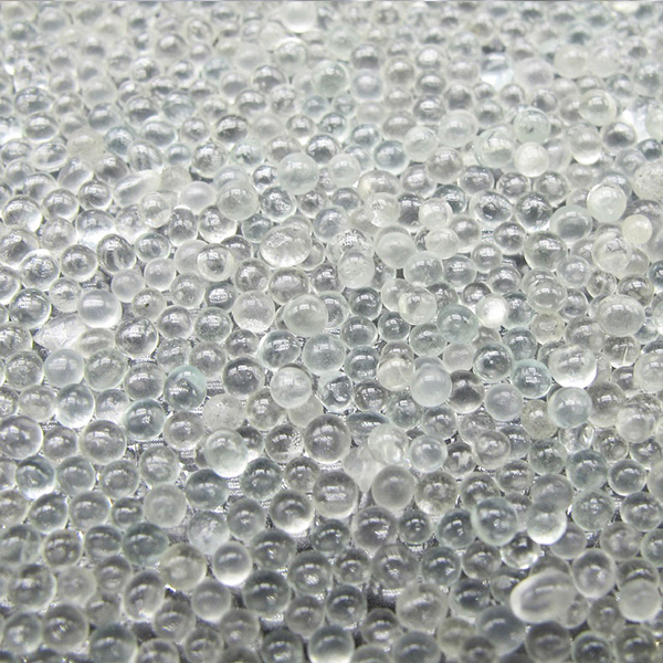 Double coated glass microspheres